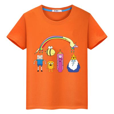 Футболка adventure time для детей, мальчиков 10 лет, 100% хлопок, короткие топы в стиле аниме, футболка pride, одежда для девочек 2000 года, детская одежда для девочек