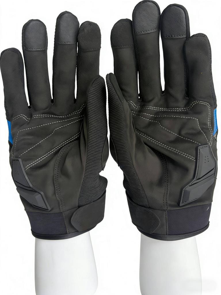 HAIYI S009 Motorcycle Riding Gloves Full Finger Waterproof UV Protection Touchscreen Non-Slip Adjustable Wrist Strap Sports Applicable for Gym