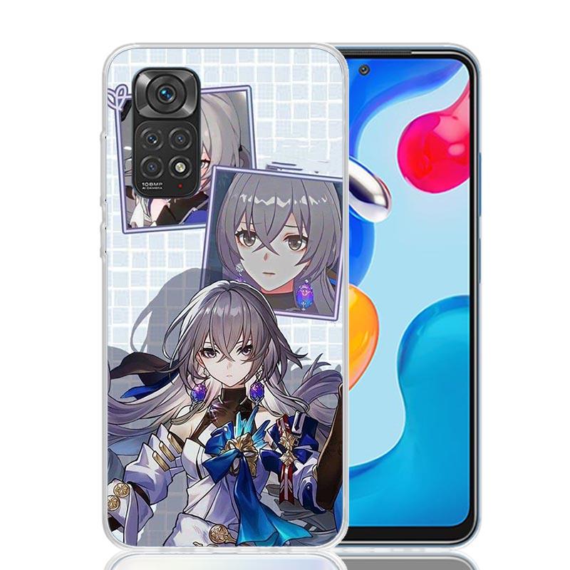 Чехол для телефона Honkai Star Rail Броня Ранд Для Xiaomi Redmi Note 15 14 13 12S 12 Pro Plus 11S 11E 11 11T 10S 10 Искусство Мягкий Рисунок Co
