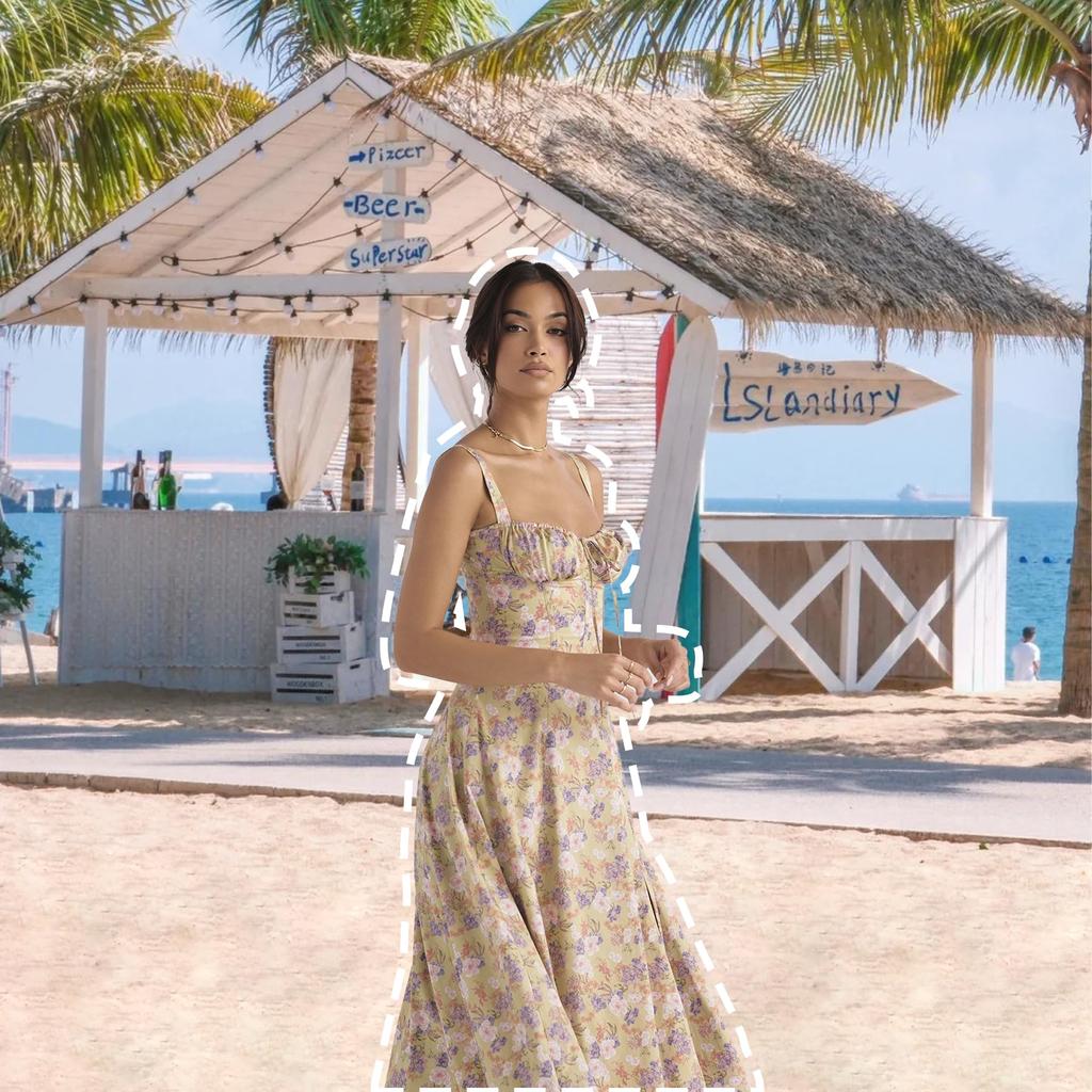 Платье-корсет с цветочным принтом, деревенское платье-корсет, женское платье-корсет миди с струящимся разрезом на бретельках, платье-корсет с цветочным принтом