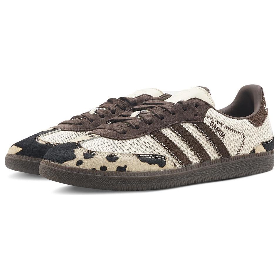 Notitle x adidas Samba OG Принт коровы Унисекс Кроссовки Коричневый ID6024