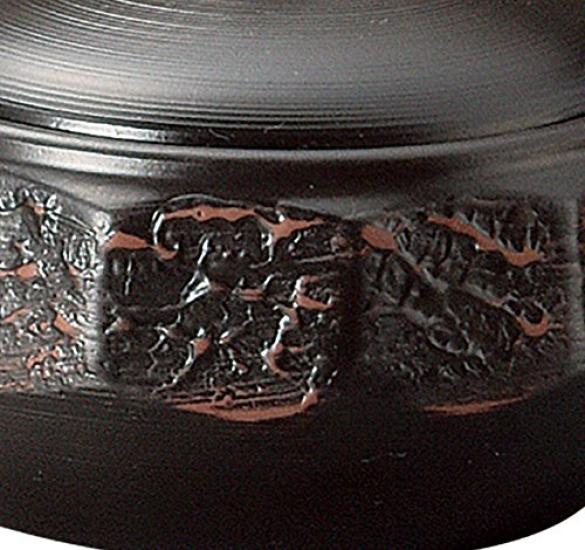 Токонамэ печь Такэхару красная Y663, изменение, 12-гранный чайник, черный, 250 мл,