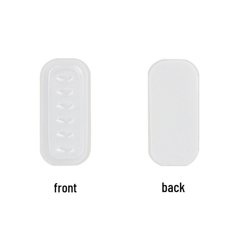 Палетка для ресниц в виде длинной полоски с цветами и прямоугольный эпоксидный поднос с основанием