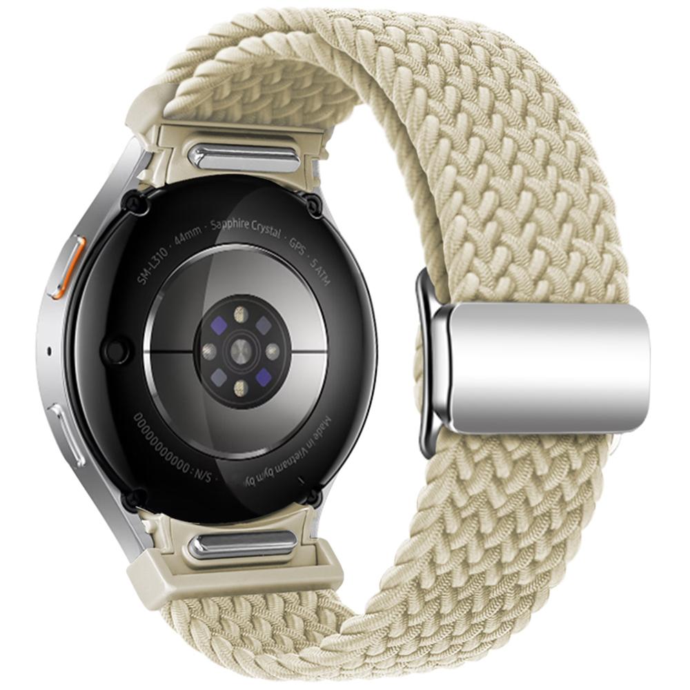 Для Samsung Galaxy Watch FE 40мм/Watch7/6/6 Classic/5/5 Active/5 Pro/4/4 Classic/4 Active Плетеный ремешок для часов Магнитный ремешок