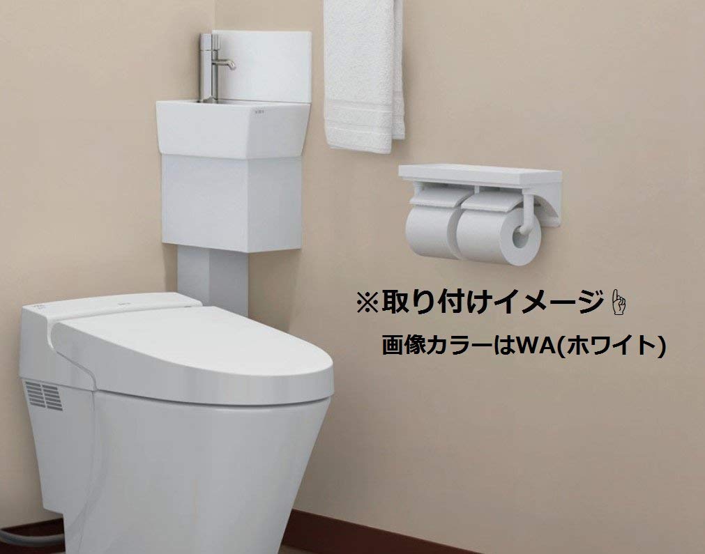 LIXIL INAX Toilet Toilet Paper Holder with Shelf, Off-White, CF-AA64/BN8