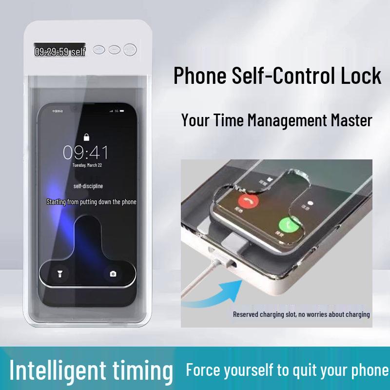 Transparent Phone Lock Timer for Student Time Management and Mobile Self-Discipline