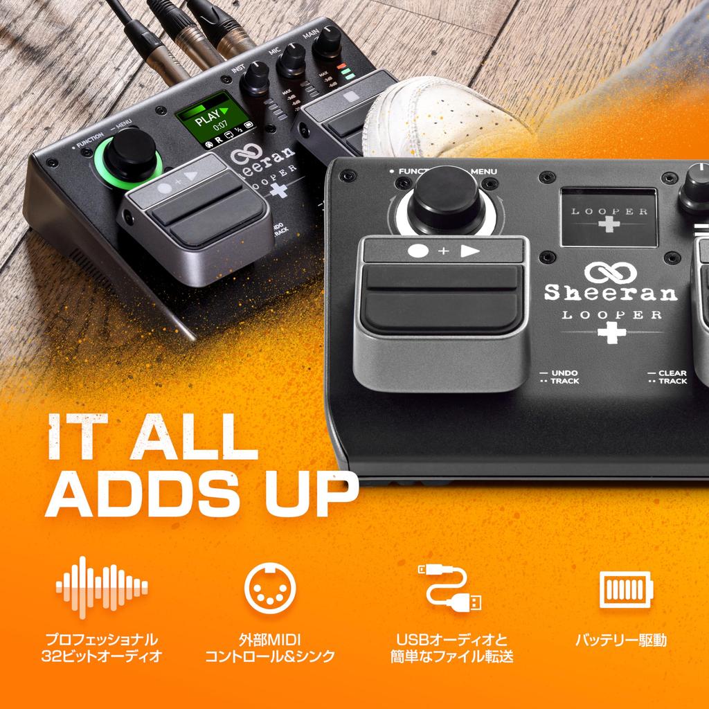 SHEERAN LOOPER Looper Dual Track Педаль-эффектор для Looper Effector Возможность сохранения 128 петель 4 режима петель Светодиодный дисплей Аудиоинтерфейс в комплекте +