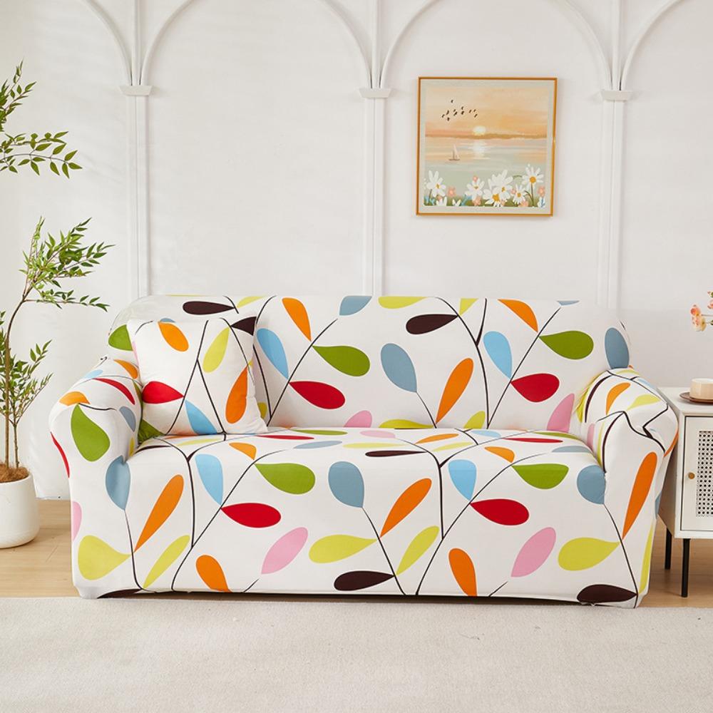 Эластичный диванный чехол с принтом Универсальный тянущийся протектор для дивана Защитник мебели