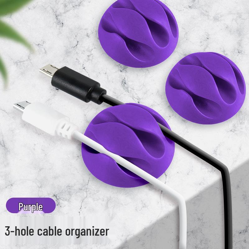 Desktop Cable Organizer and Earphone Storage Clip