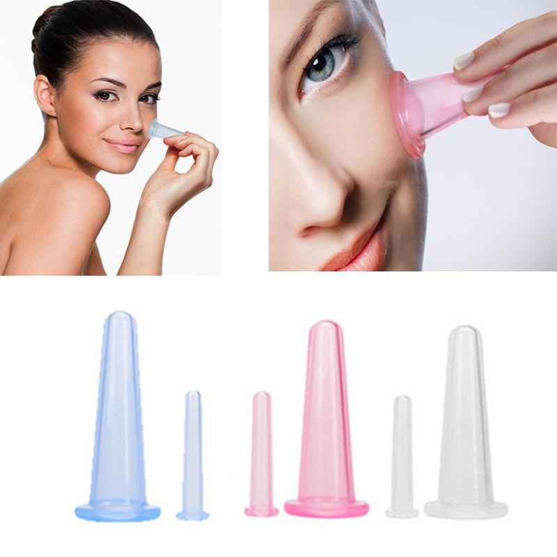 Kell 2x силиконовые чашки для лица, лица и глаз, массажные чашки с вакуумным присасыванием и лифтингом