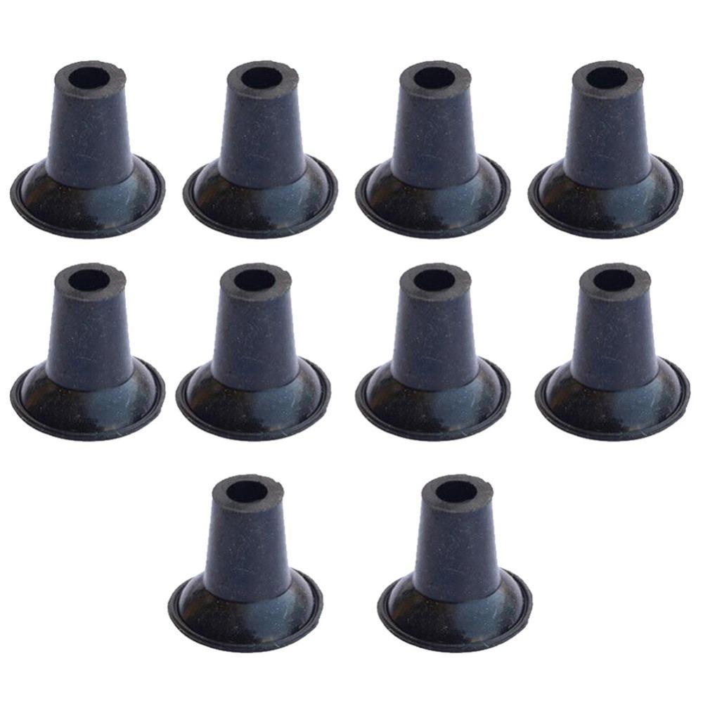 10 шт. Черный присоска-притирка клапанов Резиновая притирочная чашка для клапанов автомобиля Мотоцикла