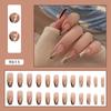 24 шт./кор. стиль богини, блестящие накладные ногти, съемные накладные ногти, носимые накладные ногти, накладные ногти, акриловые типсы, украшение для ногтей