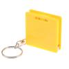 1M Portable Mini Multifunctional Keychain Square Steel Tape Measure With Gradienter