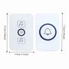 Waterproof Wireless Doorbell 300M Range Welcome Doorbell Door Chime Kit  Indoor Outdoor Use