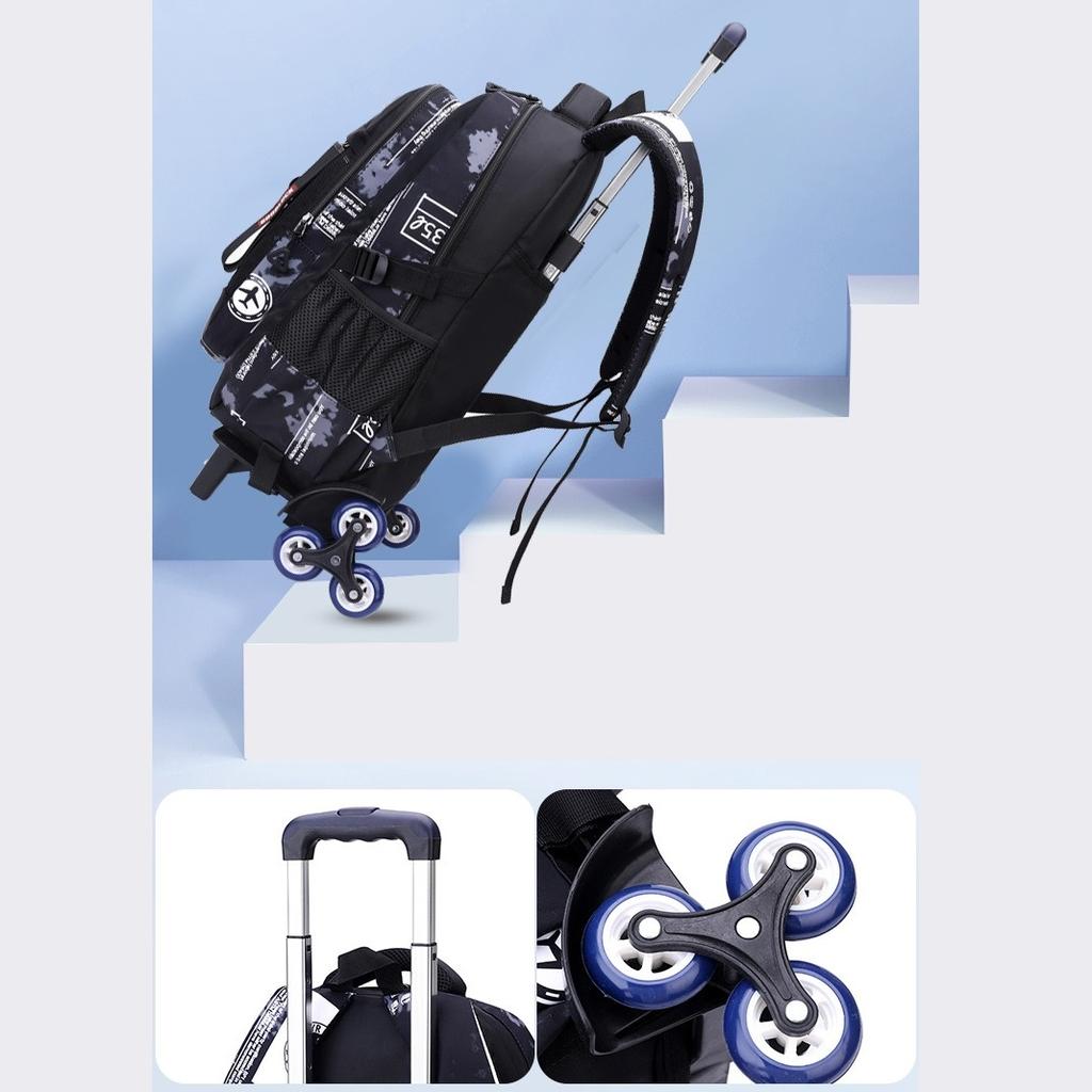 Тележка для учеников начальной школы школьный портфель Campus Roller Schoolbag съемный школьный портфель