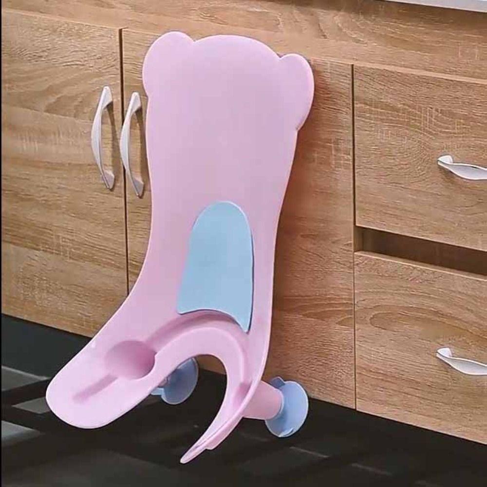 Shower Cradle Baby Ass Washing Basin Bear Shape Lie Down Bath Accessories  Newborn