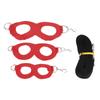 Hamster Harness Little Pet Walking Artificial Leather Leash Rope for Hamster Honey Gliders RatsRed