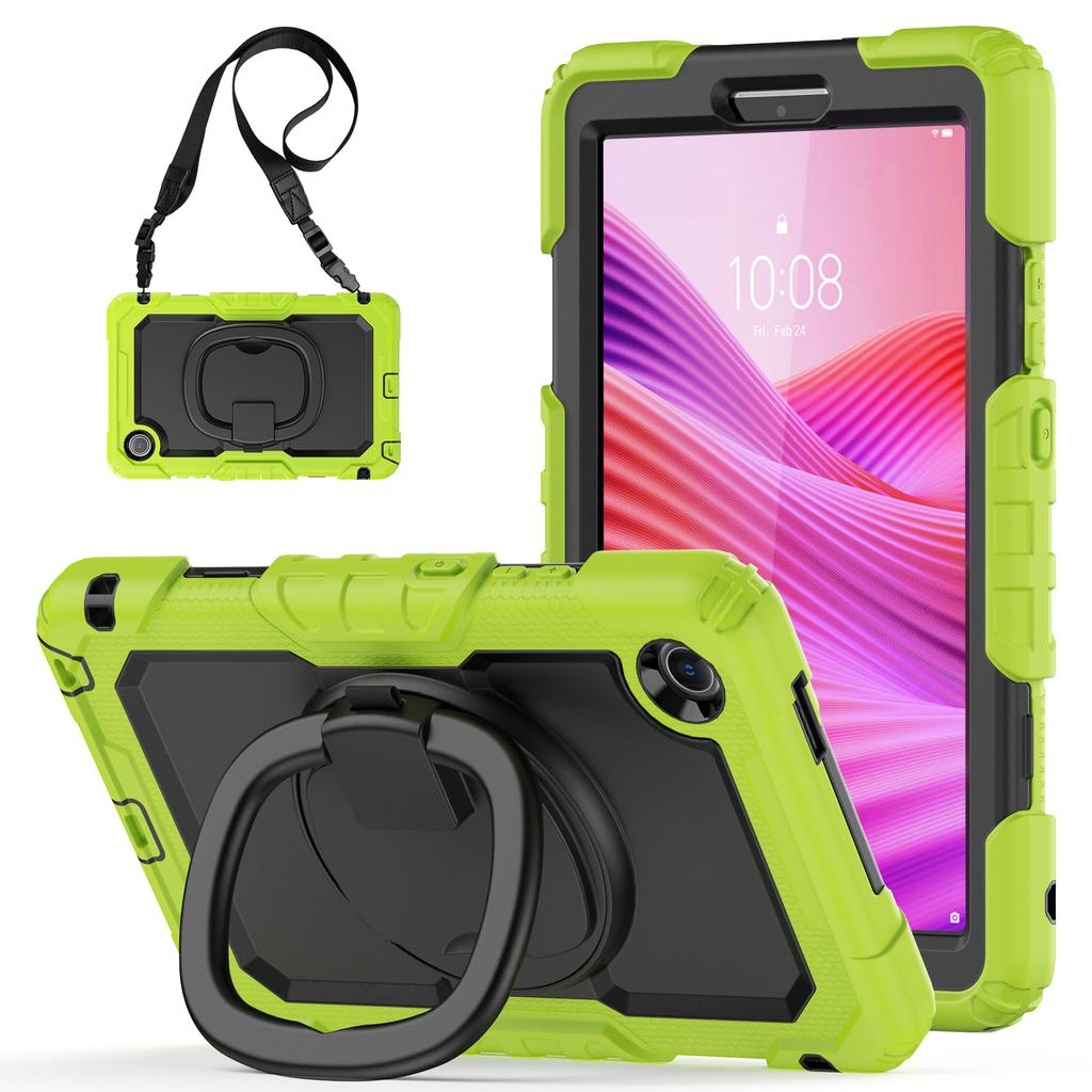 Чехол-подставка для Lenovo Tab K9 TB305FU, чехол для планшета из ПК+силикона с плечевым ремнем