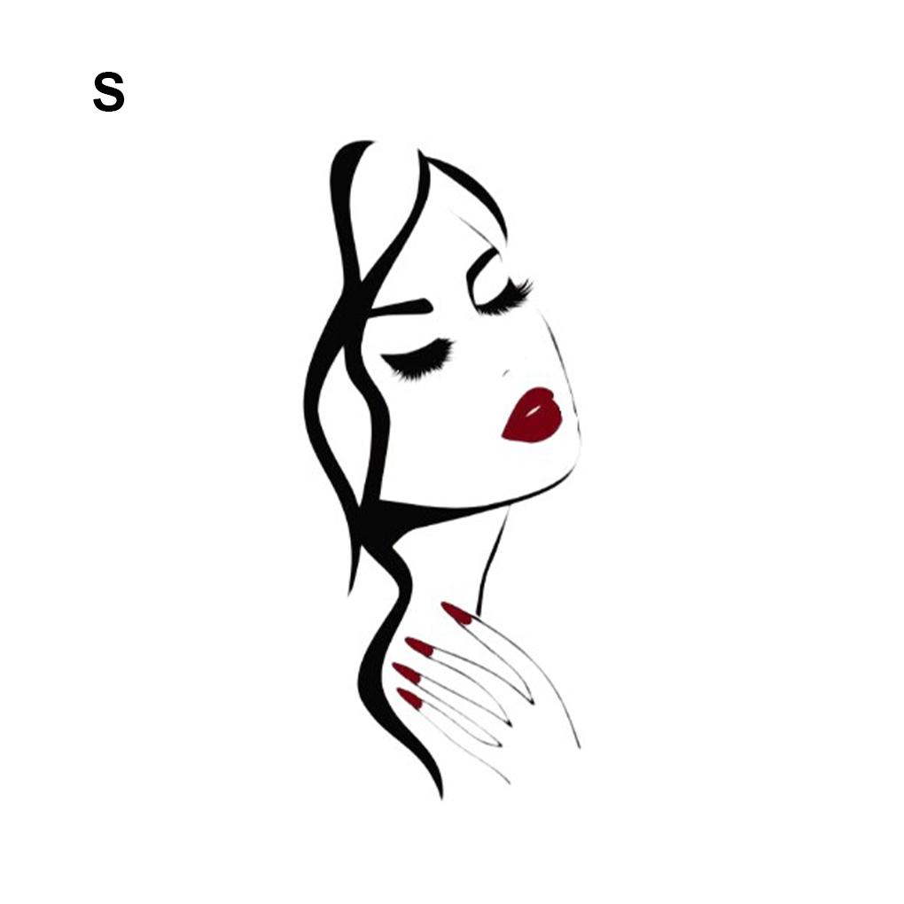 Ins Наклейки на стену Брови Модные красивые обои Модные широкое применение Домашний декор Гостиная Бытовая декоративная