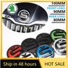 blcr1 For Skoda 8/9/10cm 3D Car Emblem Badge Hood Front Rear Trunk Logo For Skoda S Fabia 1 2 Octavia a7 RS Superb Rapid Yeti Karoq Vi