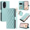 For Honor 200 5G Wallet Case Rhombus Grid PU Leather Phone Cover