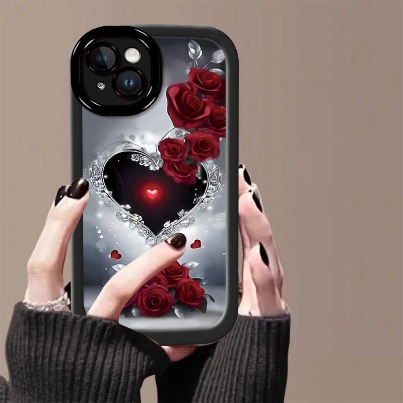 Чехол для мобильного телефона iPhone15 Apple 15Pro/15promax/15Plus силикон с защитой от падения