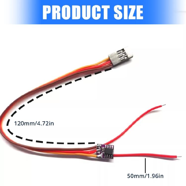 Small Brushed ESC Coreless Motor for Remote Control Model Boat Car Toy with Adjustable Brake and OverCurrent Protections