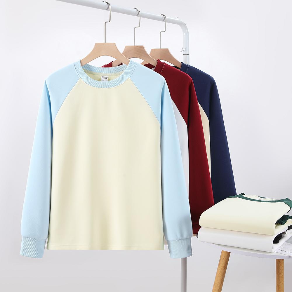 Корейский тренд Унисекс Свободные свитшоты с опущенным плечом Принт с индивидуальным рисунком Мужская и женская толстовка с длинными рукавами и круглым вырезом Пуловеры Спортивная и Роскошная одежда