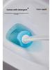 Wall-Mounted Disposable Toilet Brush Set for Comprehensive Cleaning