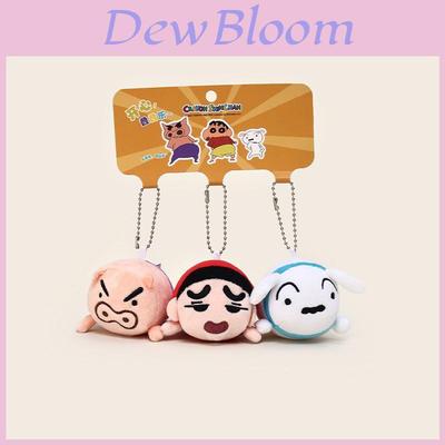 Плюшевый брелок Crayon Shin Chan, набор со штабелируемыми персонажами для детей и коллекционеров