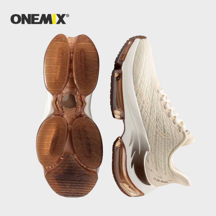 onemix Модные мужские кроссовки на воздушной подушке, спортивные кроссовки для пар, спортивные кроссовки для бега, уличные женские прогулочные кроссовки