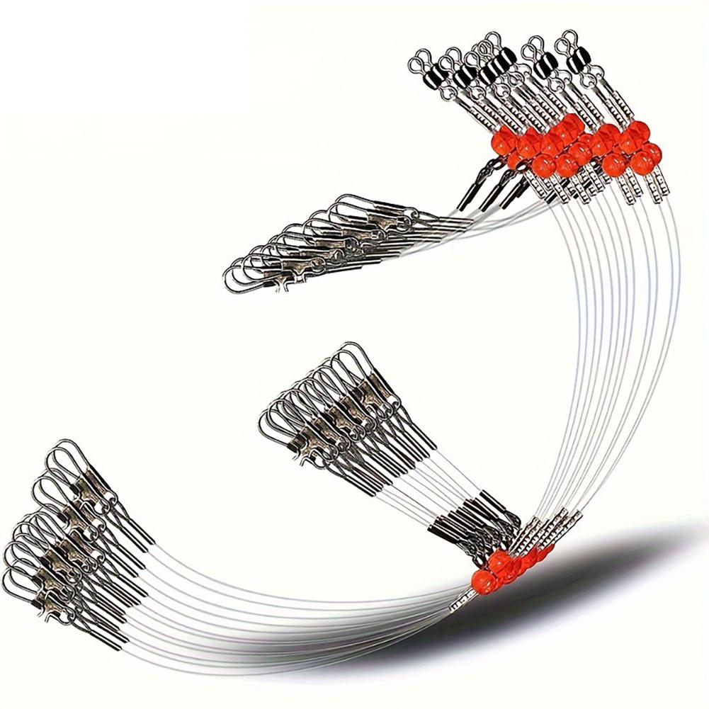6шт приманка лидер леска анти-клещ нейлоновая проволока высокопрочная рыболовные снасти для наживок и крючков рыболовные принадлежности