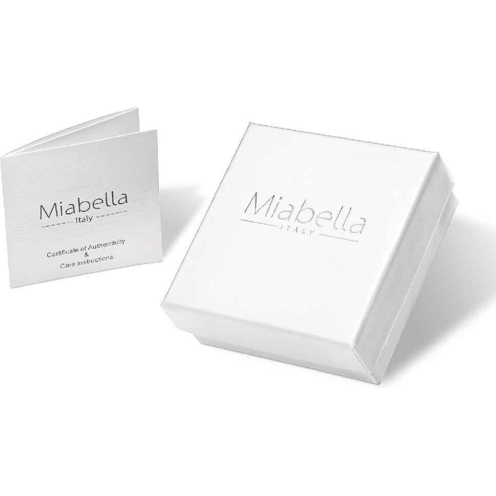 Miabella Итальянский 925 пробы Стерлинговое Серебро 3 мм, 4 мм Якорная Цепь Браслет на Лодыжку для Женщин Мужчин | Браслет на Лодыжку, Звеньевая Цепь, Алмазная Гранировка, Изящные Ювелирные Изделия, Сделано в Италии
