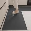 L-Shaped Absorbent Kitchen Mat - Soft, Dirt-Resistant, Easy-Care, Diatom Mud Floor Mat