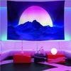 UV Fluorescent Tapestry Print Wall Hanging Art Home Decor