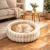 Warm Cat Sofa Bed Round Pet Sleeping Basket Dog Sleeping Mat Dog Kennel  for Cats and Dogs
