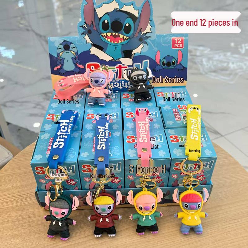 Blind Box Labubu Keychain – Cute Street Style Hanging Ornament Gift