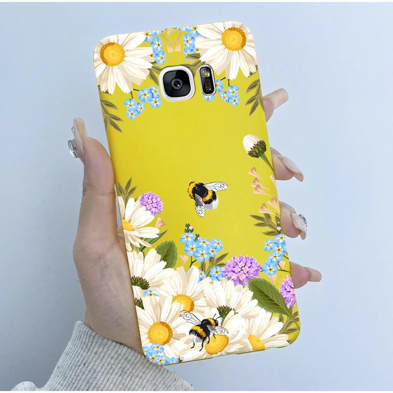 Для Samsung Galaxy S7 S7Edge Чехол Мягкий ТПУ Силиконовый Чехол Милый Астронавт Панда Чехол для Телефона Для Samsung S7 S 7 Edge Coque Funda