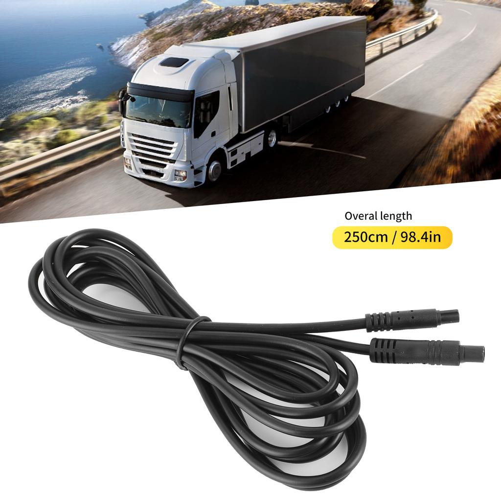 8.2ft 5Pin Rearview Camera Extension Cable Male To Female Car Rear View Line