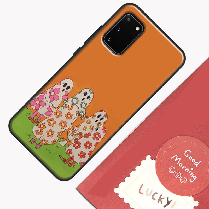 Милый Чехол в Стиле Инди Хиппи Для Samsung Galaxy S22 S21 S23 Ultra Note 20 S8 S9 S10 Note 10 Plus S20 FE Задняя Крышка