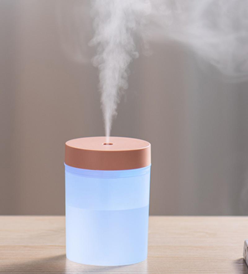 USB Цветной Ночник Увлажнитель и Мини Очиститель Воздуха - Бесшумный, Компактный для Использования в Спальне