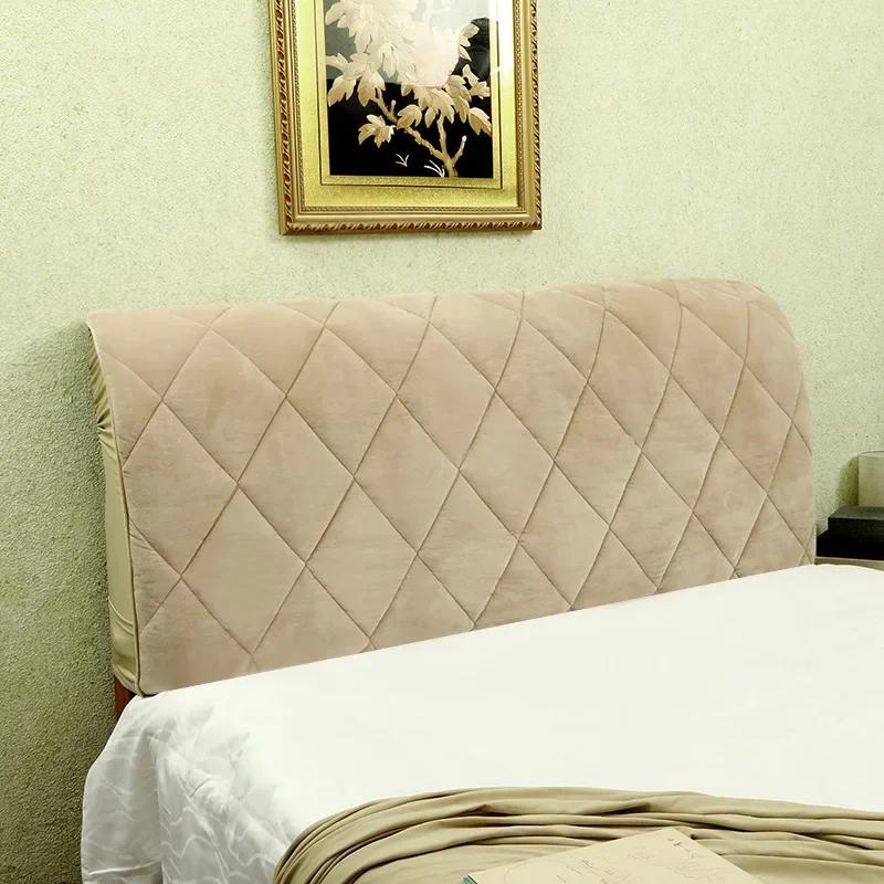 Все включено стеганый чехол для головы бархатный чехол для изголовья прочный чехол для спинки кровати пылезащитный чехол для изголовья кровати пылезащитный чехол для прикроватной тумбочки