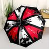 1pc Resident Evil Pattern Umbrella, Fashionable, Personalized, High-Value Folding Umbrella, a Must-Have for Summer, 8-Rib Durable Iron Frame, Tri