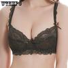 Lingerie Sexy Plus Size Bras Gorgeous Floral Lace Unlined Underwire Brassiere Perspective Bralette Underwear For Women