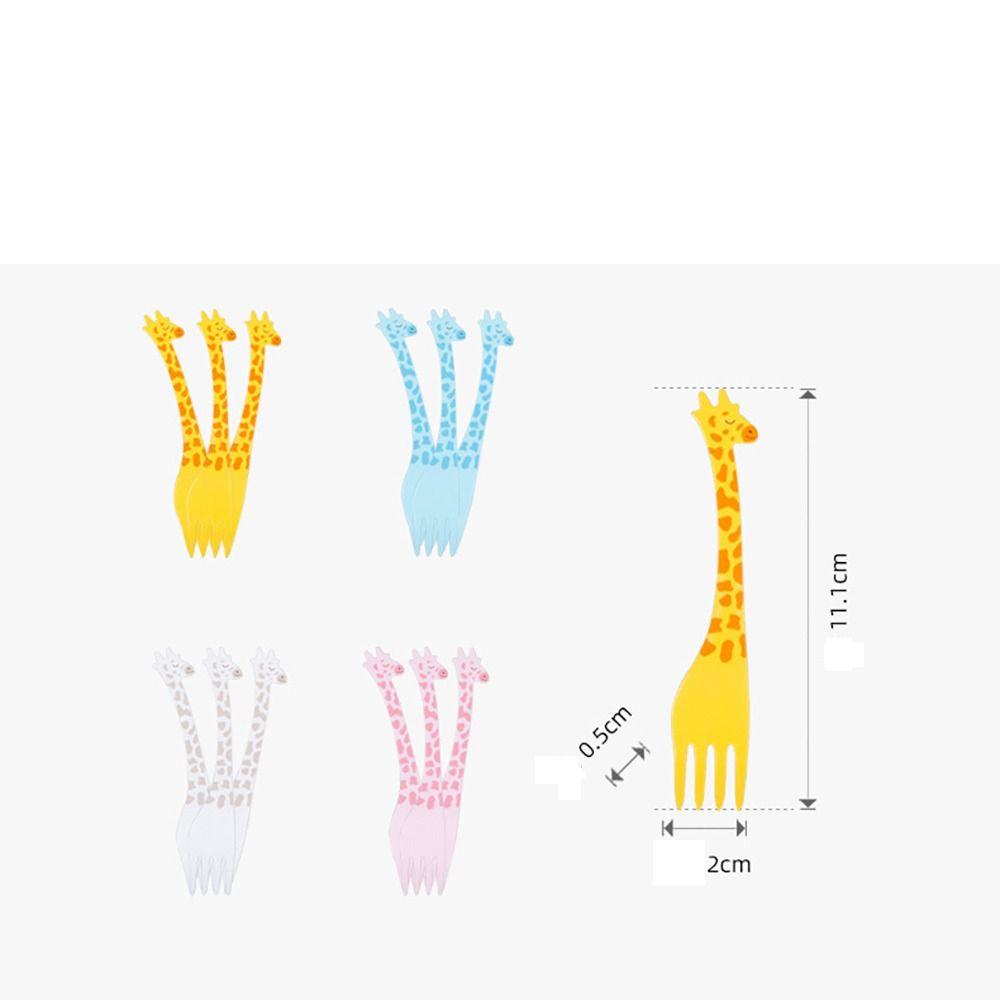 Plastic Kitchen Dining Tableware Set Fruit Fork Bento Fork Dessert Fork Toothpick