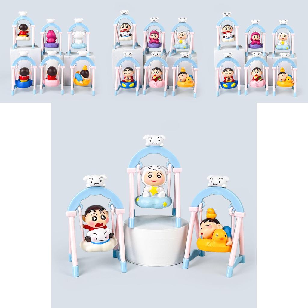 Crayon Shinchan Swing Series Pvc Collectible Toy For Fans And Kids