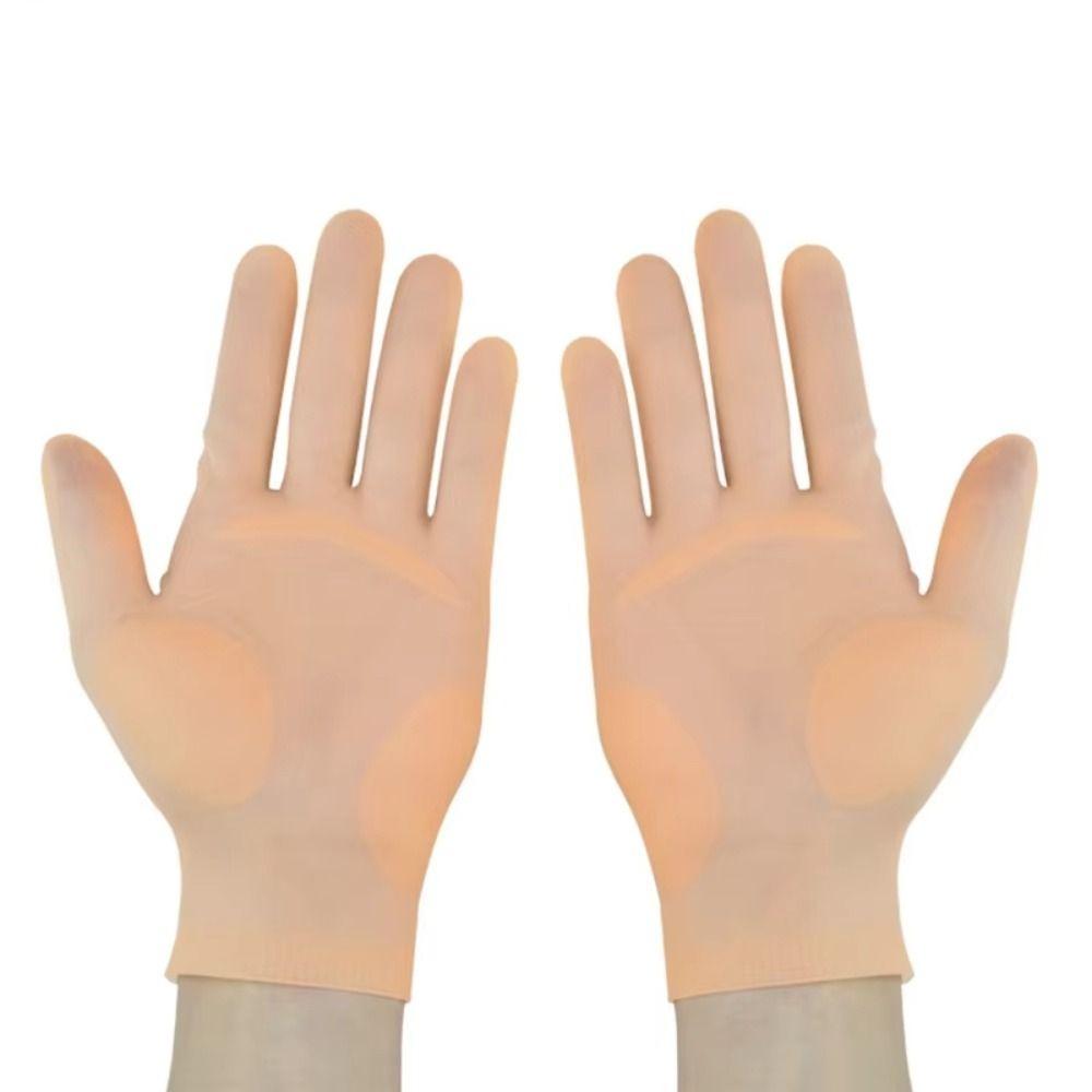 1Pair Waterproof Moisturizing Gloves Reusable Dishwashing Gloves Cleaning Gloves Exfoliating