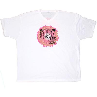 Белая футболка унисекс Cure Pink Daisy 2016 Tour