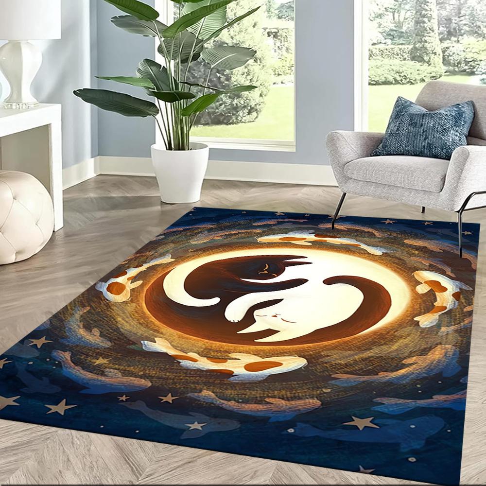 Cat Floor Mat Suitable for Dormitory Dining Room Study room Living Rooms Antislip Carpet Decorate Offices Wedding Party Gift