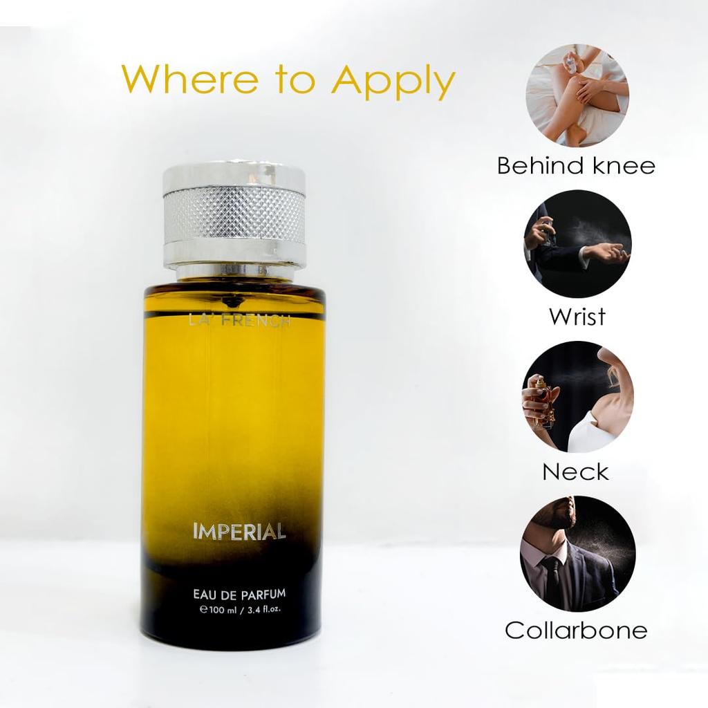Imperial Eau De Parfum – 100 мл | Стойкие унисекс-парфюмы для мужчин и женщин | Роскошный смелый аромат | Идеально подходит для всех случаев | Премиум-парфюм
